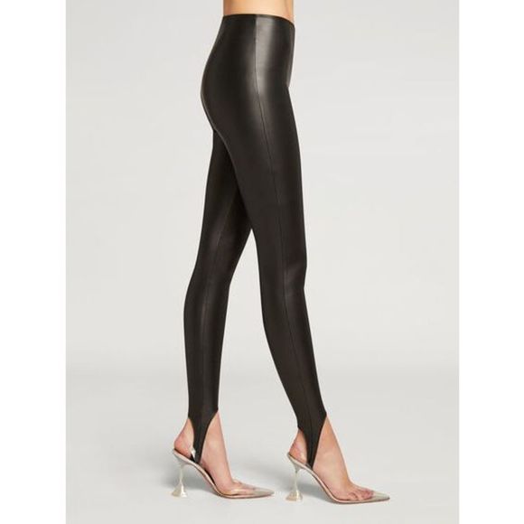 AMINA MUADDI X WOLFORD VEGAN LEATHER STIRRUP
